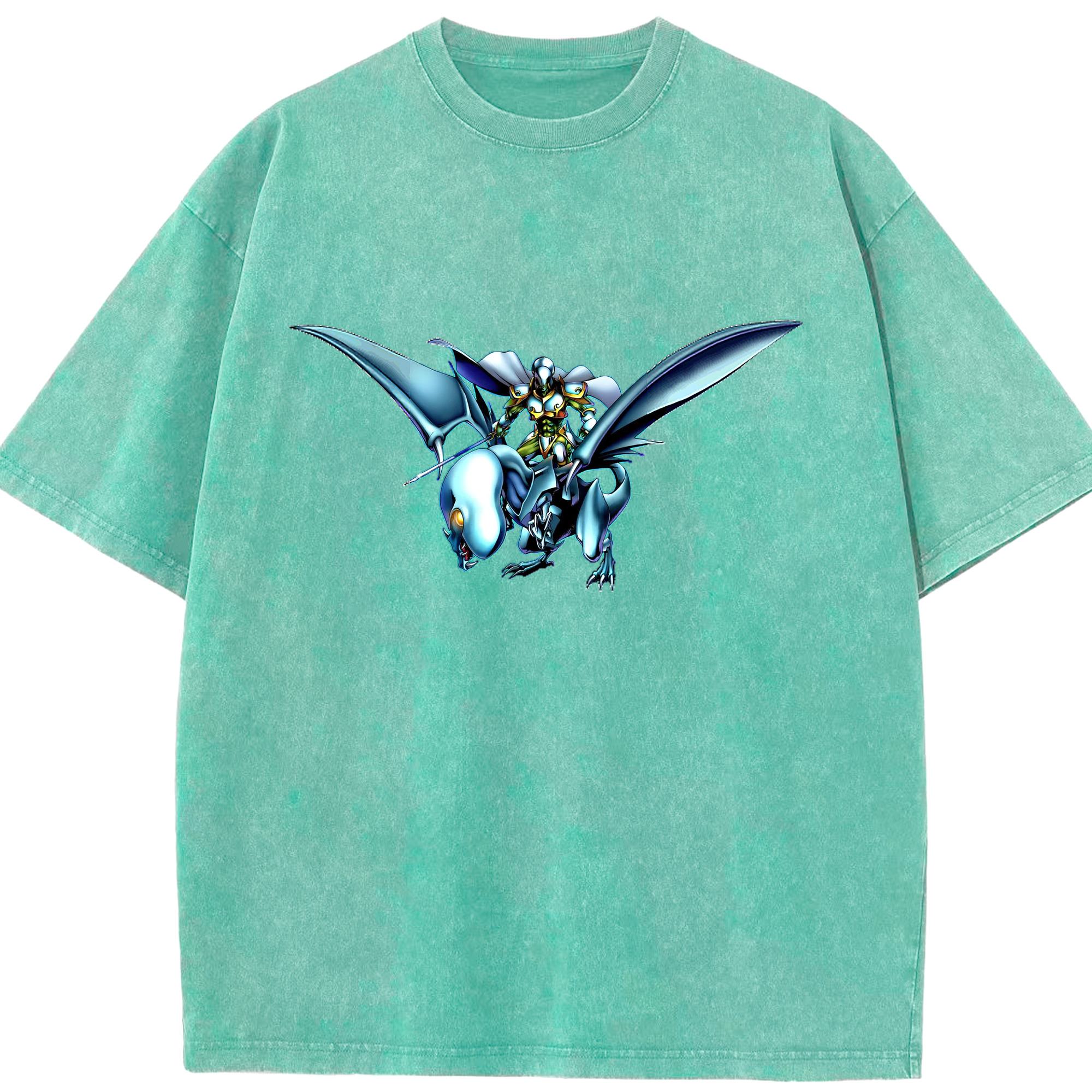 （画像用） 遊☆戯☆王 Yu-Gi-Oh! 綿100% ヴィンテージ風 半袖Tシャツ（フロントプリント）